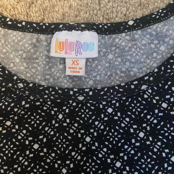 Black and white Lularoe Irma - Picture 2 of 3